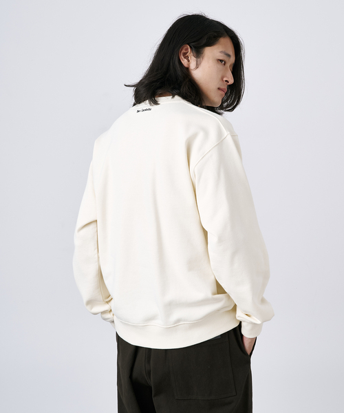 B.C STOCK(ベーセーストック)の「【Ben Lenovitz / ベン・レノビッツ】別注 ドッグ&キャットスウェット(スウェット・メンズ・ホワイト系その他/ホワイト/チャコールグレー/ネイビー・LARGE/MEDIUM)」の12枚目の写真