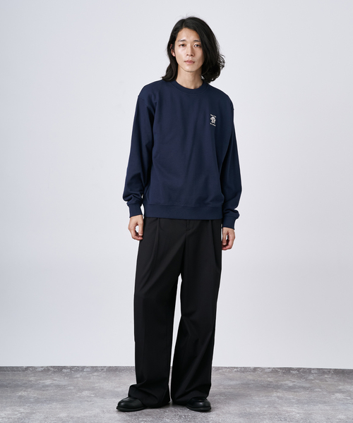 B.C STOCK(ベーセーストック)の「【Ben Lenovitz / ベン・レノビッツ】別注 ドッグ&キャットスウェット(スウェット・メンズ・ホワイト系その他/ホワイト/チャコールグレー/ネイビー・LARGE/MEDIUM)」の17枚目の写真