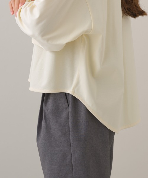 OMNES(オムネス)の「【BEAUTIFUL FRIDAY】Vネックプルオーバー(Tシャツ/カットソー・レディース・ブラック/ホワイト・MEDIUM/LARGE)」の16枚目の写真