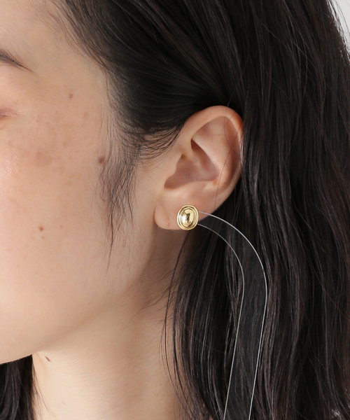 LIE STUDIO リエ スタジオ THE FRANKA EARRING ゴールド（ピアス（両耳