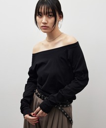 オフショルダーロンTEE