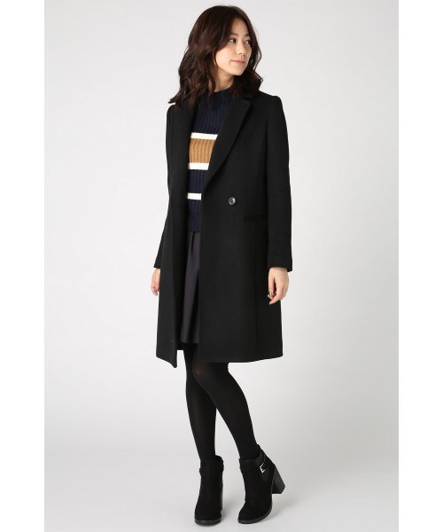 LIMITLESS LUXURY(リミットレスラグジュアリー)の「BASIC チェスターコート◆(チェスターコート・レディース・ブラック/グレー/ネイビー・36/38)」の4枚目の写真