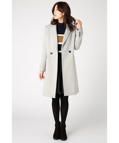 LIMITLESS LUXURY(リミットレスラグジュアリー)の「BASIC チェスターコート◆(チェスターコート・レディース・ブラック/グレー/ネイビー・36/38)」の5枚目の写真