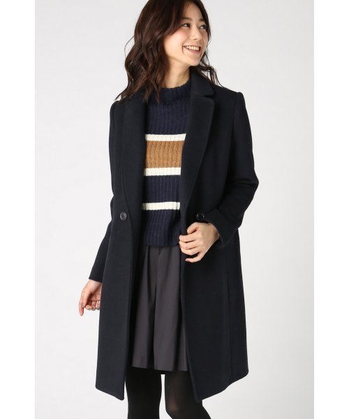 LIMITLESS LUXURY(リミットレスラグジュアリー)の「BASIC チェスターコート◆(チェスターコート・レディース・ブラック/グレー/ネイビー・36/38)」の14枚目の写真