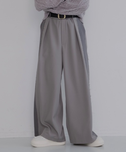 JUMELLE（ジュメロ）の「【総ゴム/ワイドルーズ】ラインヘムスラックス（スラックス・レディース・ブラウン/グレー・SMALL/MEDIUM）」の3枚目の写真