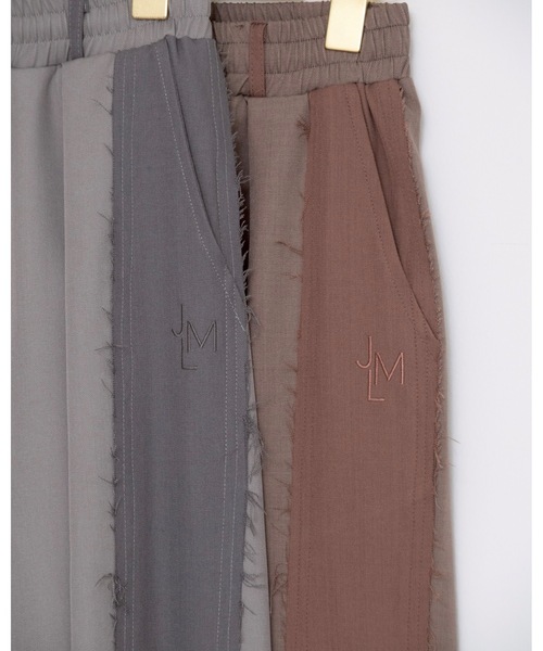 JUMELLE（ジュメロ）の「【総ゴム/ワイドルーズ】ラインヘムスラックス（スラックス・レディース・ブラウン/グレー・SMALL/MEDIUM）」の11枚目の写真