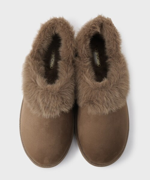 OPAQUE.CLIP(オペークドットクリップ)の「【2WAY】フェイクムートンシューズ(その他シューズ・レディース・ブラック/ブラウン系その他/ベージュ系7・03/02/01)」の8枚目の写真