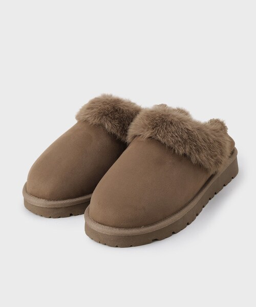 OPAQUE.CLIP(オペークドットクリップ)の「【2WAY】フェイクムートンシューズ(その他シューズ・レディース・ブラック/ブラウン系その他/ベージュ系7・03/02/01)」の6枚目の写真