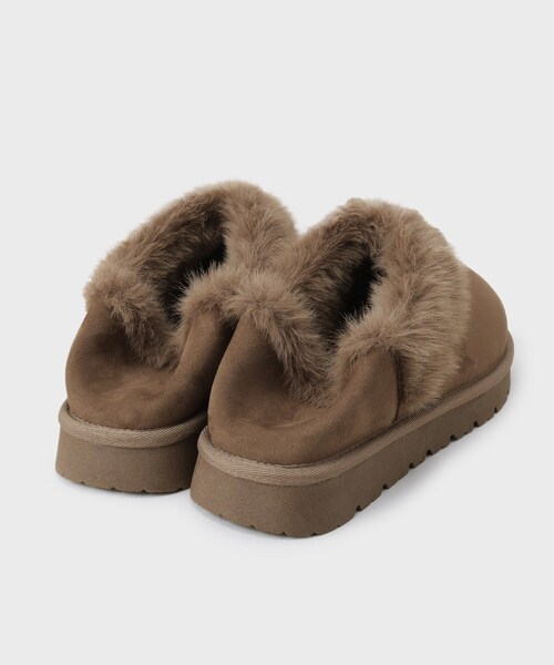 OPAQUE.CLIP(オペークドットクリップ)の「【2WAY】フェイクムートンシューズ(その他シューズ・レディース・ブラック/ブラウン系その他/ベージュ系7・03/02/01)」の5枚目の写真