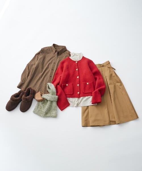 OPAQUE.CLIP(オペークドットクリップ)の「【2WAY】フェイクムートンシューズ(その他シューズ・レディース・ブラック/ブラウン系その他/ベージュ系7・03/02/01)」の13枚目の写真