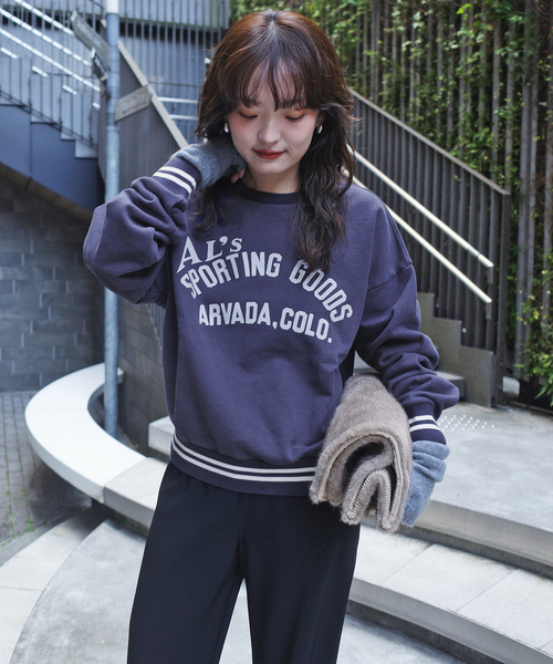 スローブ イエナ（SLOBE IENA）/MASON/メイソン ラインスウェット セール】MASON/メイソン ラインスウェット（スウェット）｜SLOBE IENA