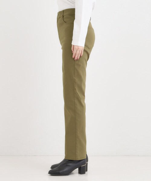 SHOO・LA・RUE(シューラルー)の「【S-LL】優しくフィット ハイパーストレートパンツ(その他パンツ・レディース・ブラック/カーキ/ブルー・04/03/02/01)」の15枚目の写真