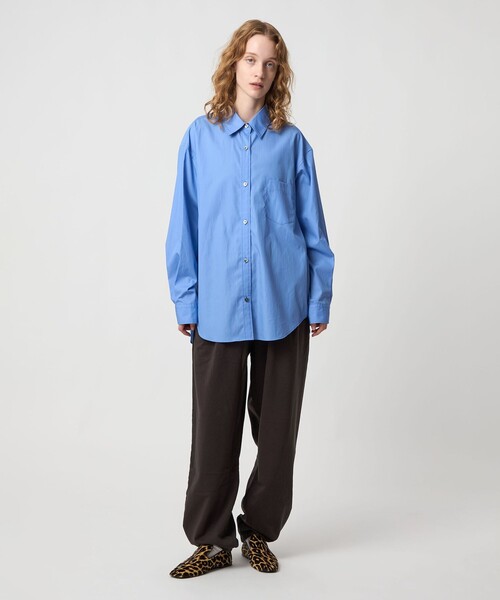 6（ロク）の「＜6(ROKU)＞コットン シャツ（シャツ/ブラウス・レディース・コバルトブルー/その他1・FREE）」の3枚目の写真