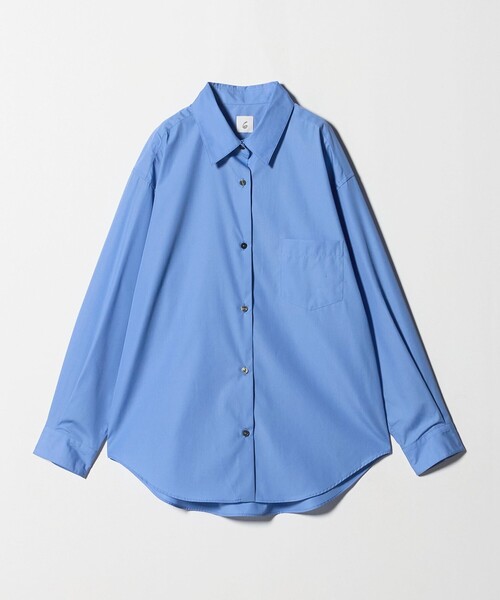 6（ロク）の「＜6(ROKU)＞コットン シャツ（シャツ/ブラウス・レディース・コバルトブルー/その他1・FREE）」の5枚目の写真