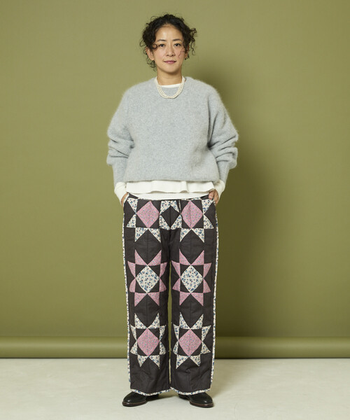 Freada(フリーダ)の「Freada/フリーダ フラッフィーニット プルオーバー(ニット/セーター・レディース・レッド/ライトグレー/ブラウン・ONE SIZE)」の8枚目の写真