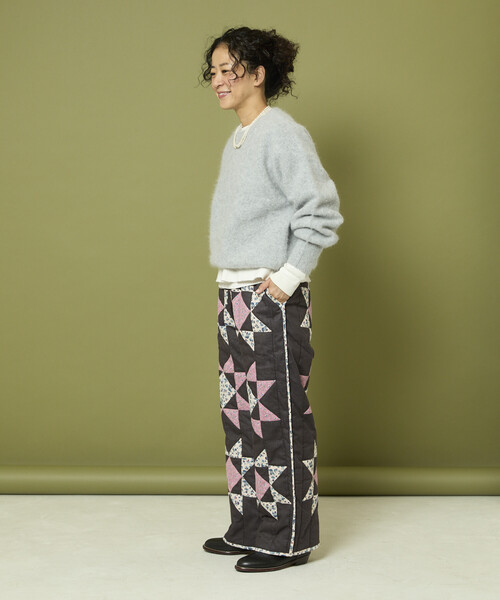 Freada(フリーダ)の「Freada/フリーダ フラッフィーニット プルオーバー(ニット/セーター・レディース・レッド/ライトグレー/ブラウン・ONE SIZE)」の9枚目の写真