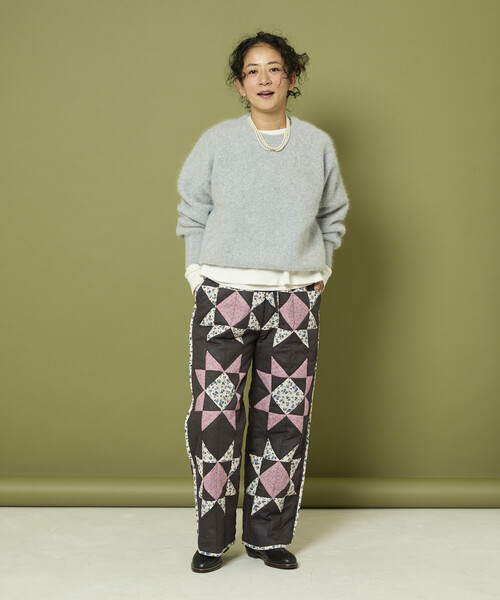 Freada(フリーダ)の「Freada/フリーダ フラッフィーニット プルオーバー(ニット/セーター・レディース・レッド/ライトグレー/ブラウン・ONE SIZE)」の11枚目の写真