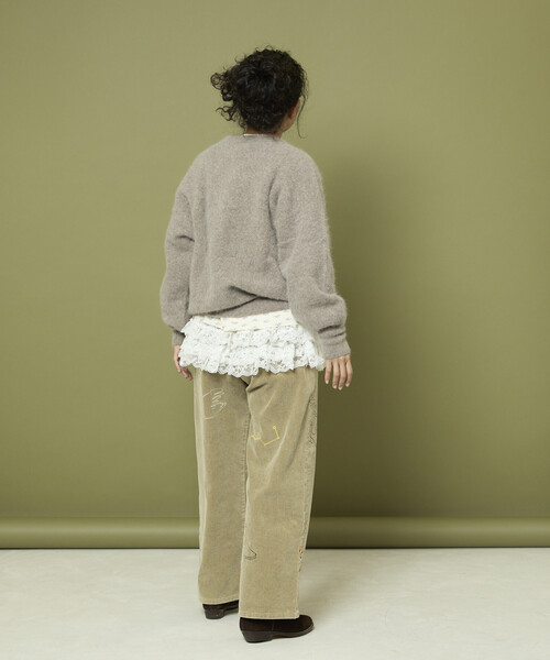 Freada(フリーダ)の「Freada/フリーダ フラッフィーニット プルオーバー(ニット/セーター・レディース・レッド/ライトグレー/ブラウン・ONE SIZE)」の18枚目の写真