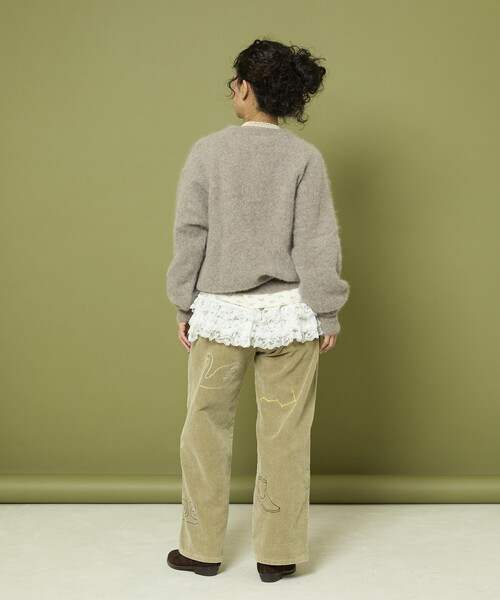 Freada(フリーダ)の「Freada/フリーダ フラッフィーニット プルオーバー(ニット/セーター・レディース・レッド/ライトグレー/ブラウン・ONE SIZE)」の20枚目の写真