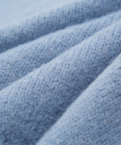 improves（インプローブス）の「モヘアタッチ ハーフジップ ニット（ニット/セーター・メンズ・ブルー/グレイッシュベージュ/ホワイト/カーキ/モカ/ブラック・LARGE/MEDIUM）」の21枚目の写真