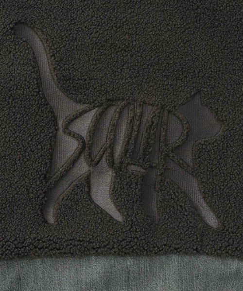 ScoLar（スカラー）の「ScoLar(スカラー) ネコ刺繍ボア×デニム異素材