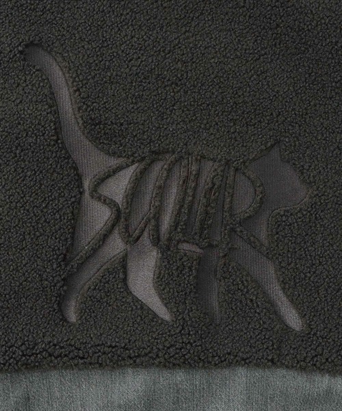 ScoLar（スカラー）の「ScoLar(スカラー) ネコ刺繍ボア×デニム異素材