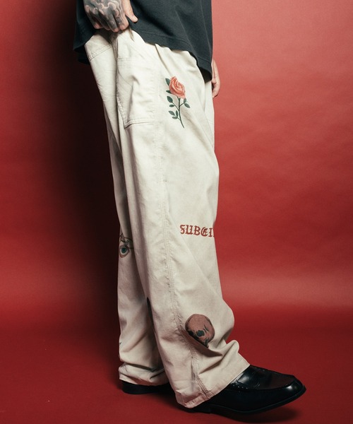 Subciety(サブサエティ)の「Memorial corduroy pants(その他パンツ・メンズ・オフホワイト/ブラック・MEDIUM/LARGE/X-LARGE/SMALL)」の15枚目の写真