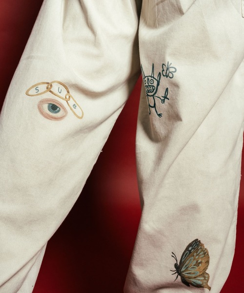 Subciety(サブサエティ)の「Memorial corduroy pants(その他パンツ・メンズ・オフホワイト/ブラック・MEDIUM/LARGE/X-LARGE/SMALL)」の14枚目の写真