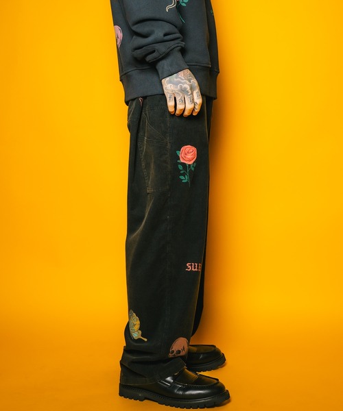 Subciety(サブサエティ)の「Memorial corduroy pants(その他パンツ・メンズ・オフホワイト/ブラック・MEDIUM/LARGE/X-LARGE/SMALL)」の5枚目の写真