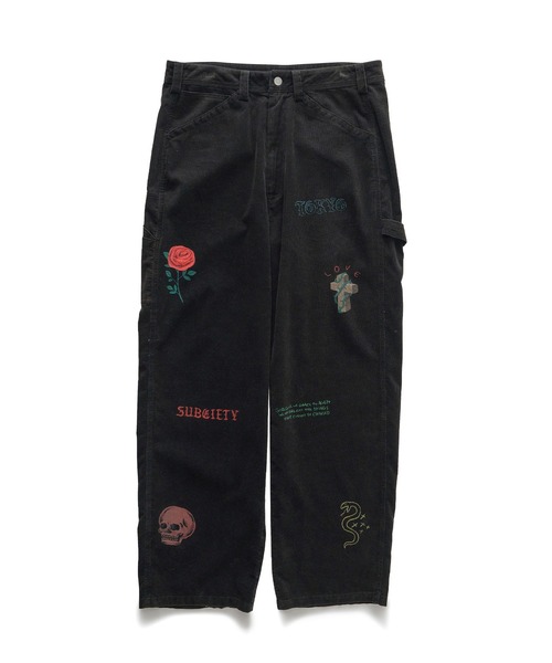Subciety(サブサエティ)の「Memorial corduroy pants(その他パンツ・メンズ・オフホワイト/ブラック・MEDIUM/LARGE/X-LARGE/SMALL)」の19枚目の写真