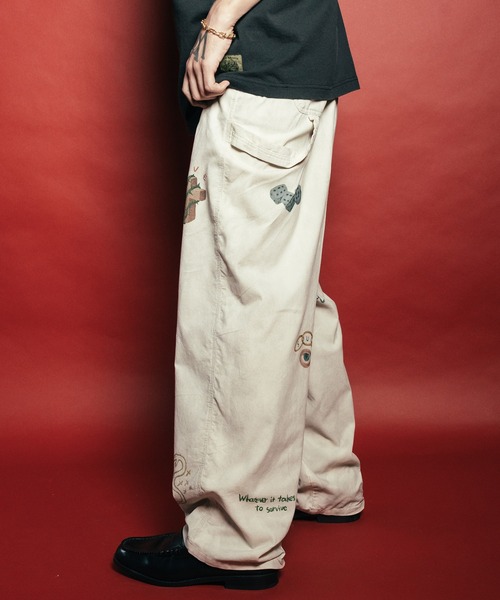 Subciety(サブサエティ)の「Memorial corduroy pants(その他パンツ・メンズ・オフホワイト/ブラック・MEDIUM/LARGE/X-LARGE/SMALL)」の20枚目の写真