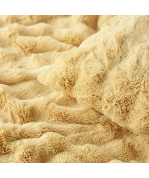 セール】【あったか寝具】WARMY もふもふ ポコモコファー 掛け布団