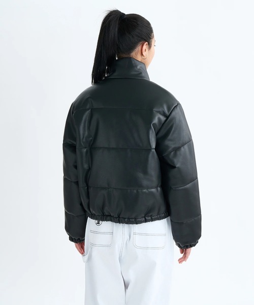 DC SHOES（ディーシーシューズ）の「25 WS PADDED JACKET/DCエコダウンジャケット（ダウンジャケット/コート・レディース・ライトブルー/ブラック×ブラック/ホワイト系その他・LARGE/MEDIUM）」の4枚目の写真