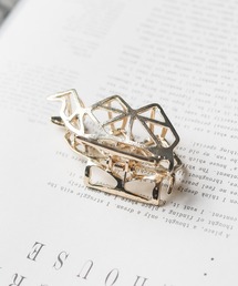 ARCHIVER（アーカイバ）の「【RES】【ジオメトリックキャメルバンス　ヘアクリップ】（バレッタ/ヘアクリップ）」