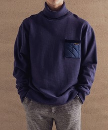 LAVENHAM（ラベンハム）の「【 日本製・スウエットハイネックシャツ 】Jackman X Lavenham GG Sweat Highneck Mens / ジャックマン GG スウェット ハイネック メンズ（スウェット）」