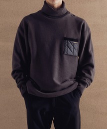 LAVENHAM（ラベンハム）の「【 日本製・スウエットハイネックシャツ 】Jackman X Lavenham GG Sweat Highneck Mens / ジャックマン GG スウェット ハイネック メンズ（スウェット）」