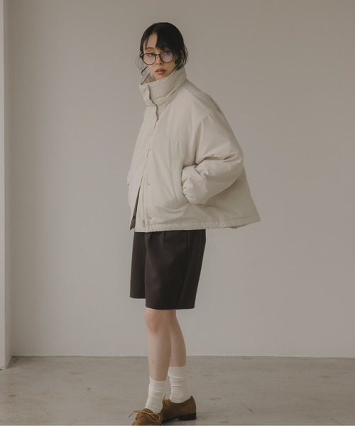 210nouve（トゥージュヌーブ）の「ショート モンスター ジャケット（ブルゾン・レディース・ブラック/ライトベージュ/カーキ・FREE）」の17枚目の写真