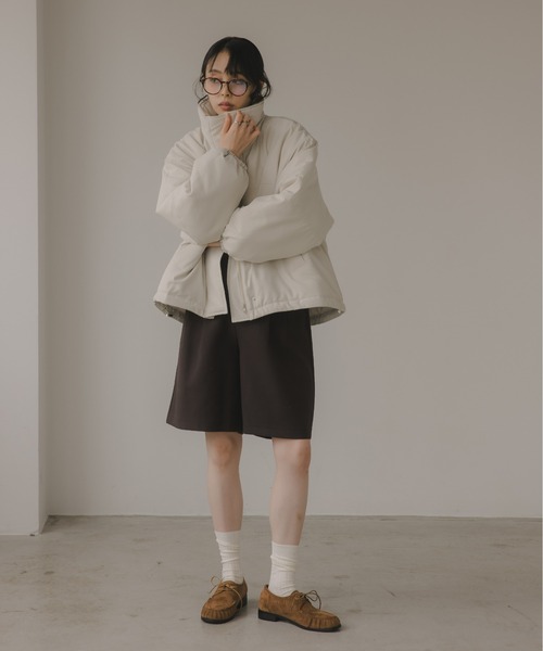 210nouve（トゥージュヌーブ）の「ショート モンスター ジャケット（ブルゾン・レディース・ブラック/ライトベージュ/カーキ・FREE）」の19枚目の写真