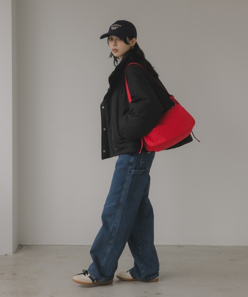 210nouve（トゥージュヌーブ）の「ショート モンスター ジャケット（ブルゾン・レディース・ブラック/ライトベージュ/カーキ・FREE）」の10枚目の写真