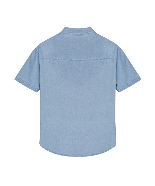 NICK&NICOLE(ニックアンドニコール)の「MINIMAL CLASSIC HALF DENIM SHIRTS_LIGHT BLUE(シャツ/ブラウス・レディース・その他・MEDIUM/LARGE)」の6枚目の写真