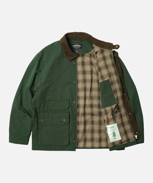 FRIZMWORKS(フリズムワークス)の「ROYAL HUNTING JACKET 003 _ FOREST GREEN(ミリタリージャケット・メンズ・その他・LARGE/X-LARGE/SMALL/MEDIUM)」の4枚目の写真