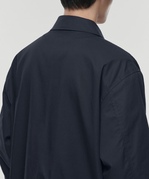 MUSINSA STANDARD（ムシンサスタンダード）の「コットンミニマルブルゾンジャケット[ネイビー]（ブルゾン・メンズ・その他・LARGE/X-LARGE/XX-LARGE/MEDIUM）」の5枚目の写真