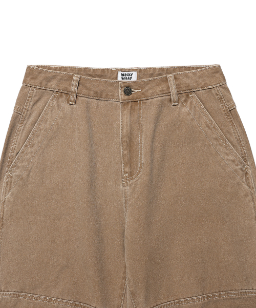 Wacky WiLLy(ワッキーウィリー)の「ダイングコットン切り替えパンツブラウン(その他パンツ・レディース・その他・SMALL/MEDIUM/LARGE)」の4枚目の写真