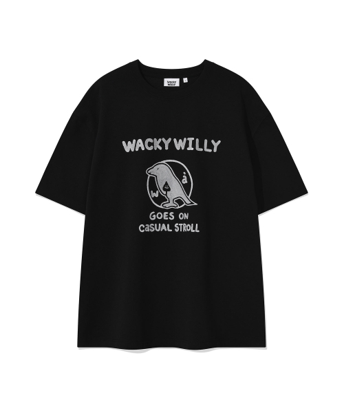 Wacky WiLLy(ワッキーウィリー)の「タイポバードグラフィック半袖Tシャツブラック(Tシャツ/カットソー・レディース・その他・SMALL/MEDIUM/LARGE/X-LARGE)」の2枚目の写真