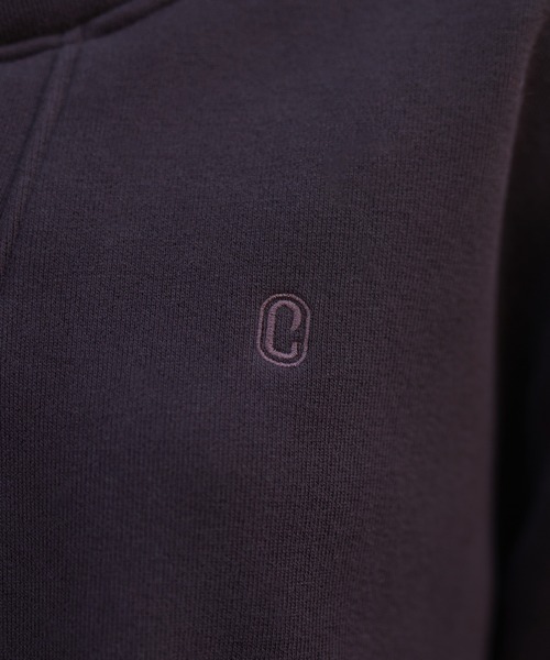 LAULEN(ローレン)の「key neck layered logo sweat pullover /キーネックレイヤードロゴスウェットプルオーバー(スウェット・レディース・ブラウン/ネイビー/グレー/アイボリー・FREE)」の10枚目の写真