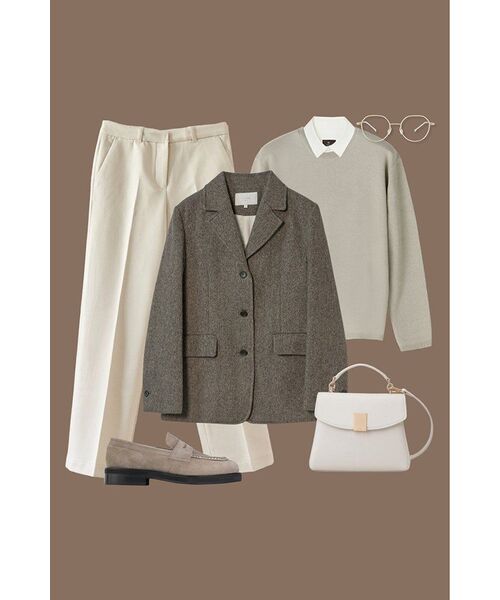 LINGSEOUL(リングソウル)の「straight slim pants-ivory(スラックス・レディース・その他・MEDIUM)」の6枚目の写真