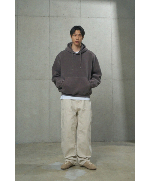 MOOD INSIDE（ムードインサイド）の「ピグメントヘビースウェットフードパーカー_Brown（パーカー・レディース・その他・MEDIUM/LARGE/X-LARGE）」の4枚目の写真
