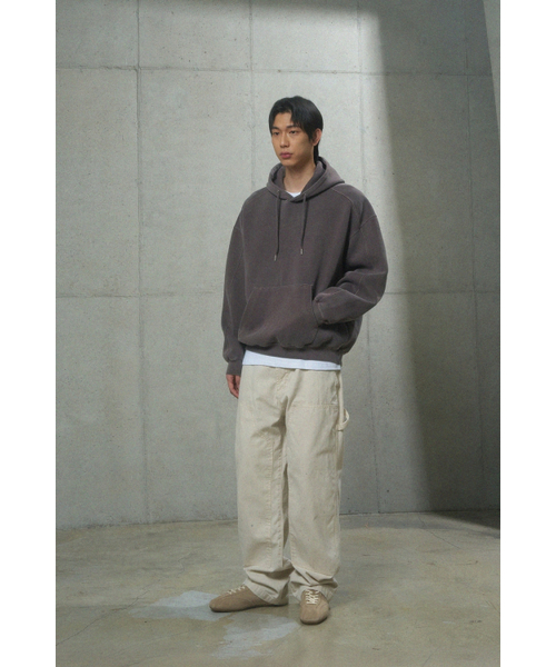 MOOD INSIDE（ムードインサイド）の「ピグメントヘビースウェットフードパーカー_Brown（パーカー・レディース・その他・MEDIUM/LARGE/X-LARGE）」の6枚目の写真