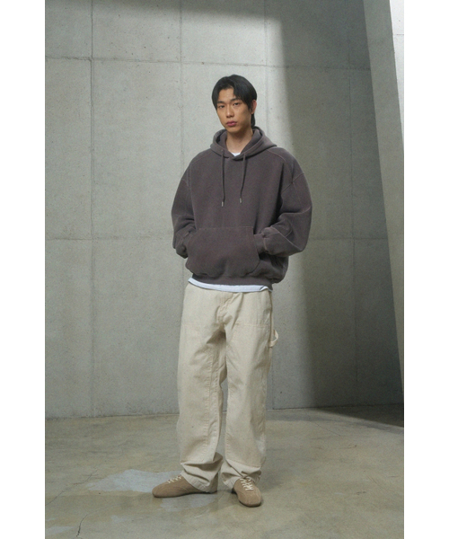 MOOD INSIDE（ムードインサイド）の「ピグメントヘビースウェットフードパーカー_Brown（パーカー・レディース・その他・MEDIUM/LARGE/X-LARGE）」の7枚目の写真