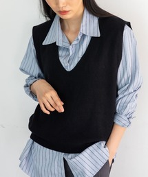 VitaFelice | Vネックニットベスト(ベスト)